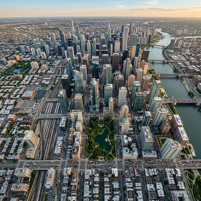 Imagem ilustrativa de cidade grande